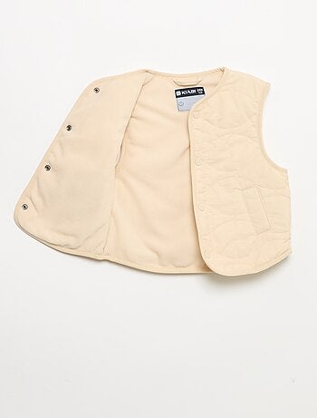 Veste sans manches matelassée