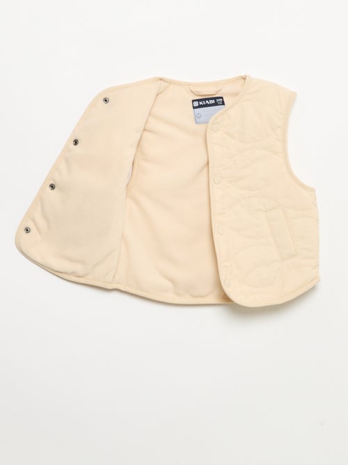 Veste sans manches matelassée - Kiabi Veste sans manches matelassée - Kiabi
