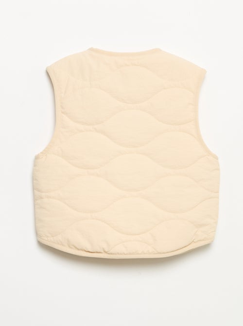 Veste sans manches matelassée - Kiabi Veste sans manches matelassée - Kiabi