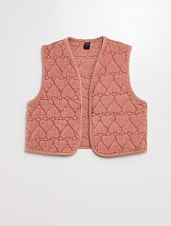 Cardigan Fille Gris Col V Miss E-vie - Taille 14-15 Ans, Boutons, Très Bon état