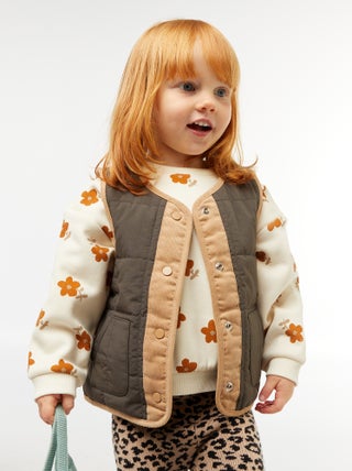 Veste sans manches matelassée