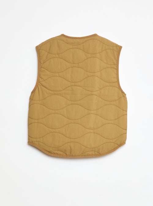 Veste sans manches matelassée réversible - Kiabi