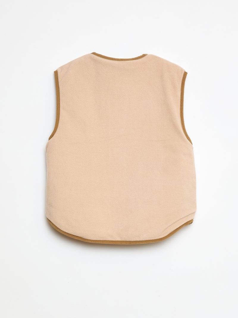 Veste sans manches matelassée réversible Vert - Kiabi