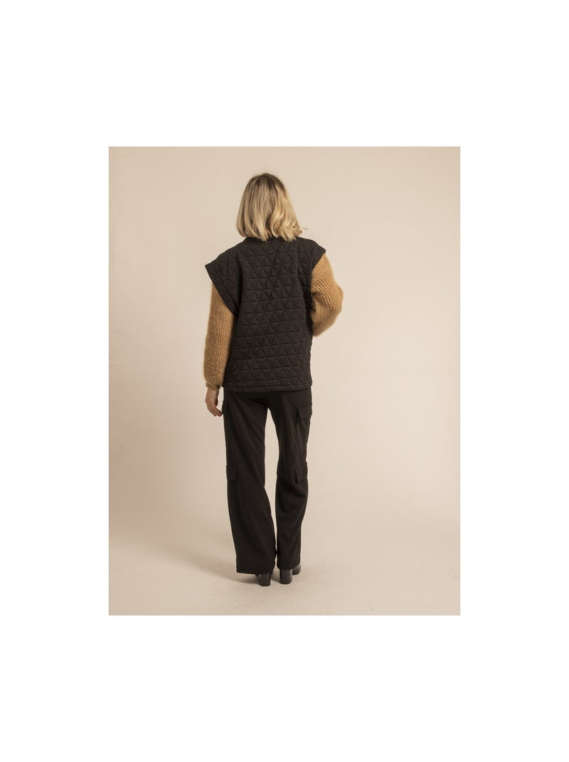 Veste sans manches matelassée UGOLENA Noir - Kiabi
