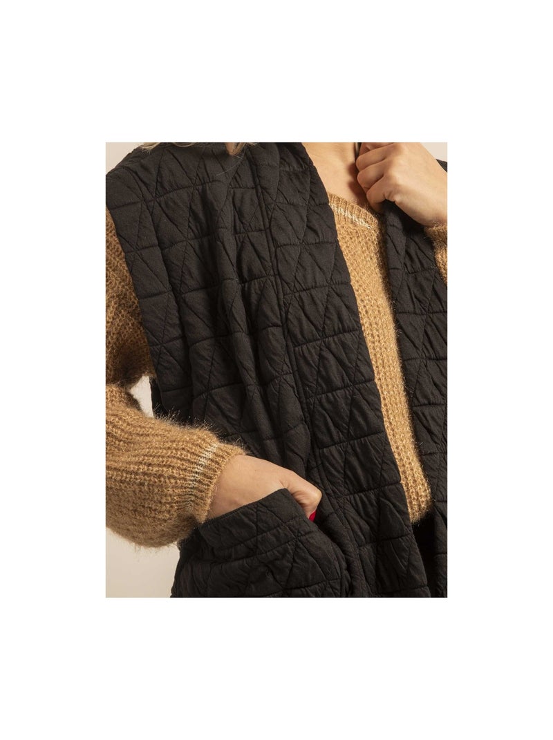 Veste sans manches matelassée UGOLENA Noir - Kiabi