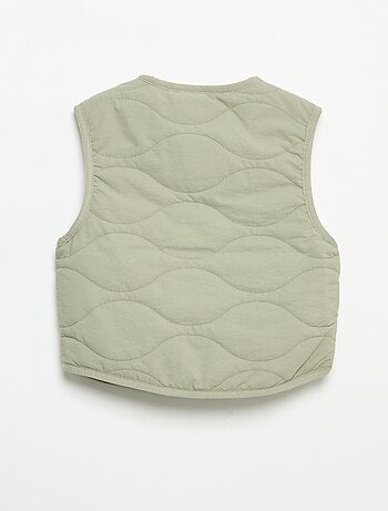 Veste sans manches matelassée
