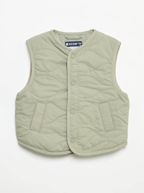 Veste sans manches matelassée - Kiabi Veste sans manches matelassée - Kiabi