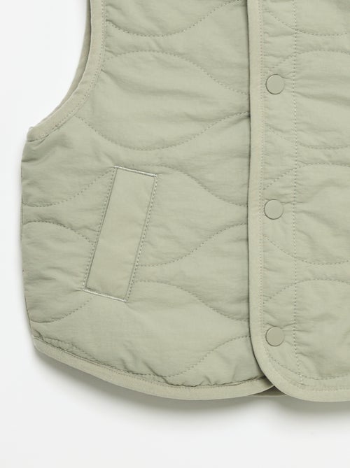 Veste sans manches matelassée - Kiabi Veste sans manches matelassée - Kiabi