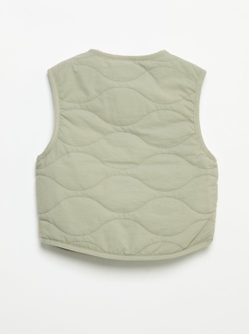 Veste sans manches matelassée - Kiabi Veste sans manches matelassée - Kiabi