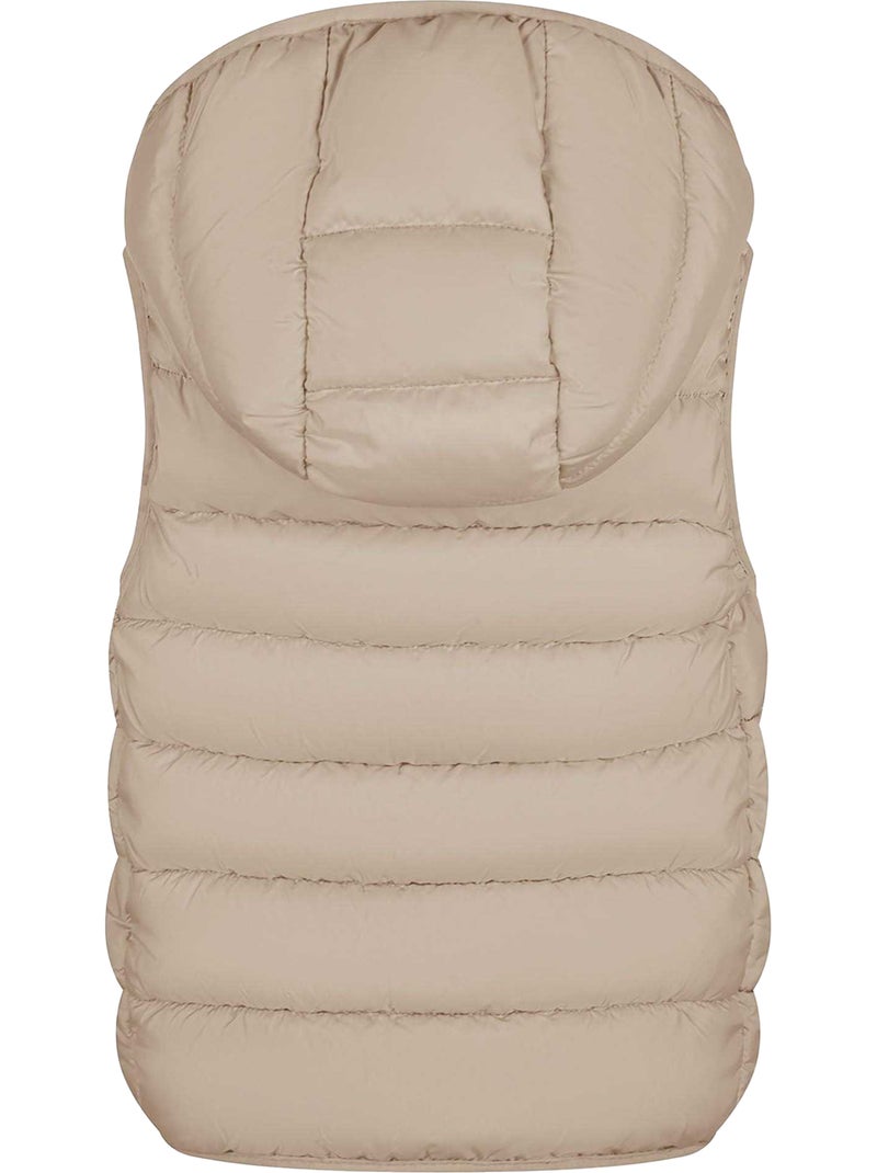 Veste sans manches motif/style matelassé - minoti Beige - Kiabi