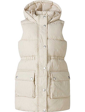Veste sans manches motif/style matelassé - minoti