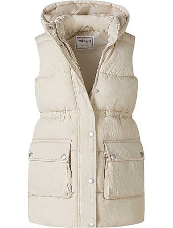 Veste sans manches motif/style matelassé - minoti