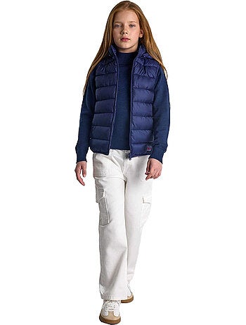 Veste sans manches motif/style matelassé - minoti