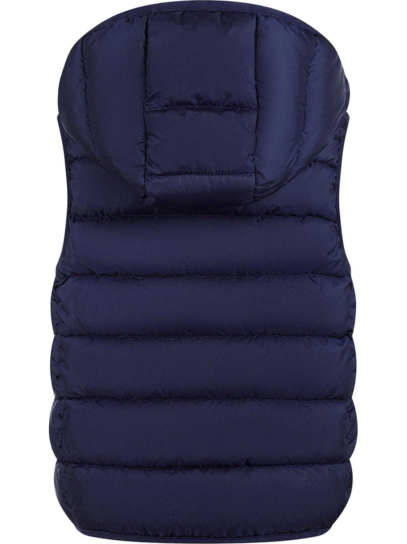 Veste sans manches motif/style matelassé - minoti Bleu foncé - Kiabi
