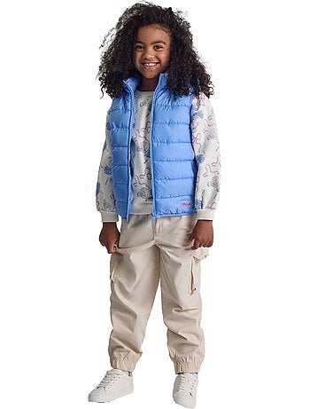 Veste sans manches motif/style matelassé - minoti