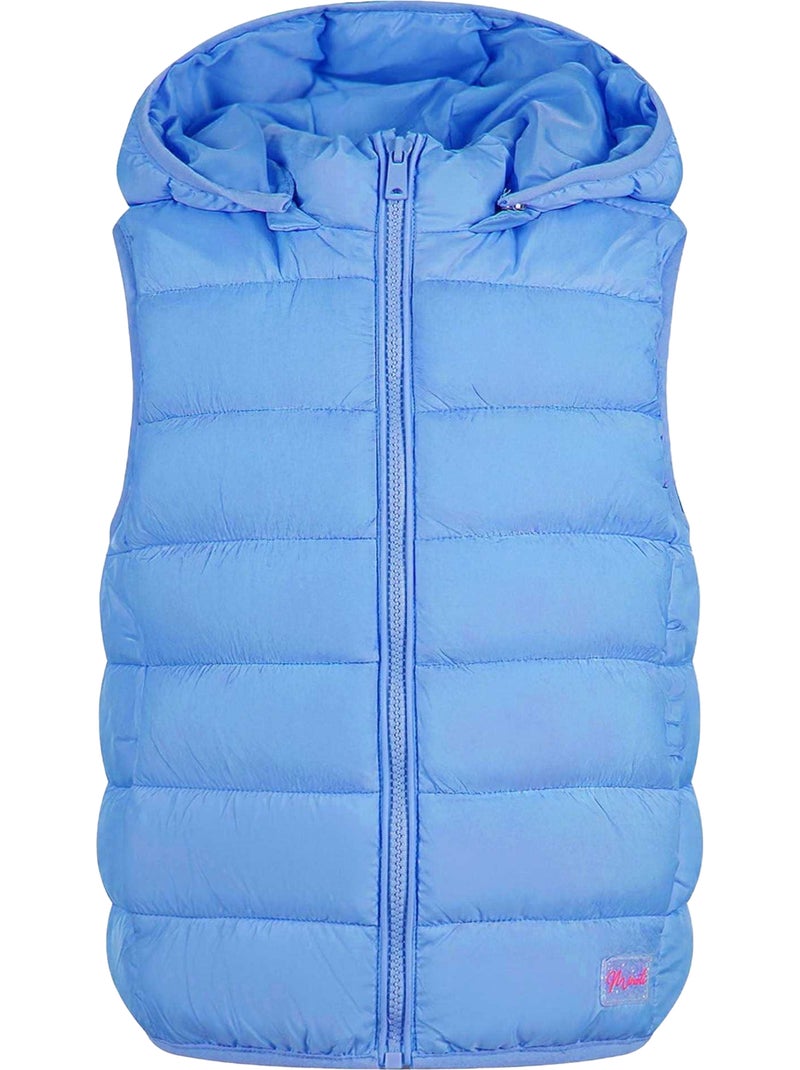 Veste sans manches motif/style matelassé - minoti Bleu - Kiabi