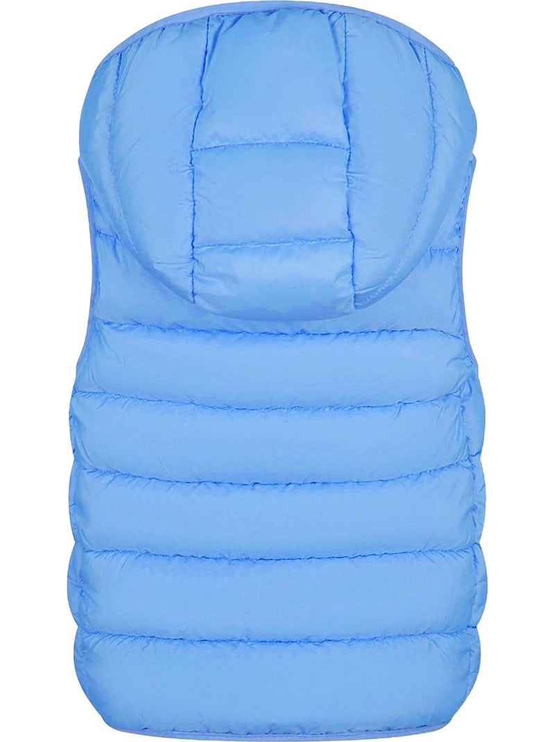 Veste sans manches motif/style matelassé - minoti Bleu - Kiabi