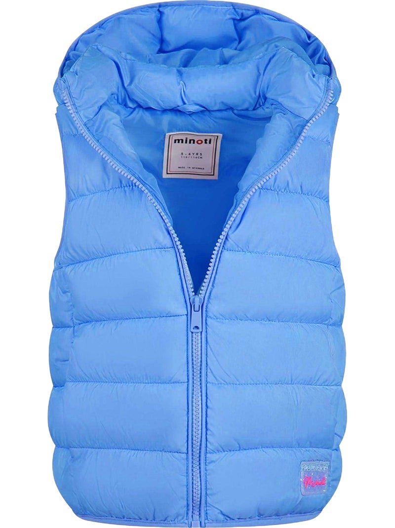 Veste sans manches motif/style matelassé - minoti Bleu - Kiabi