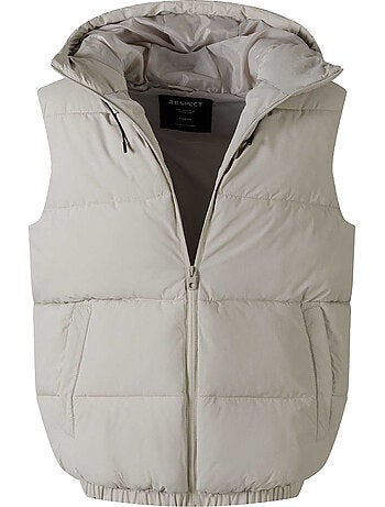 Veste sans manches motif/style matelassé - minoti