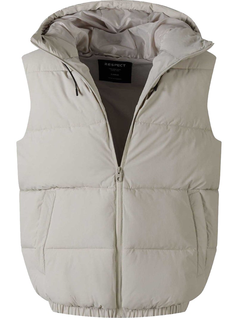 Veste sans manches motif/style matelassé - minoti Gris - Kiabi