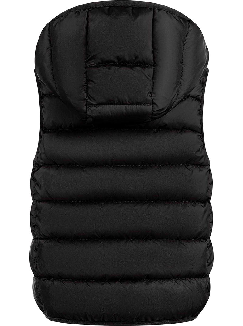 Veste sans manches motif/style matelassé - minoti Noir - Kiabi