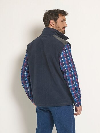 Veste sans manches polaire bicolore