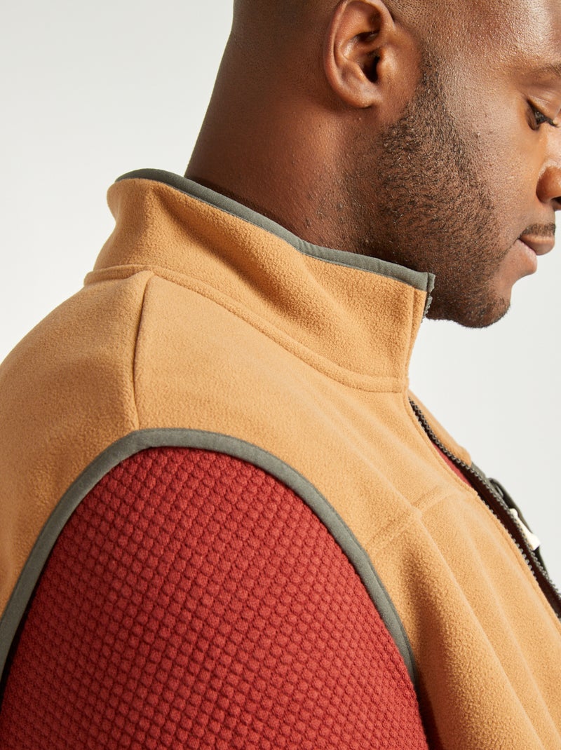 Veste sans manches polaire Camel - Kiabi
