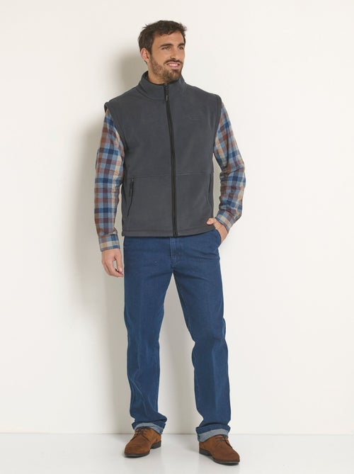 Veste sans manches polaire col montant - AFIBEL - Kiabi