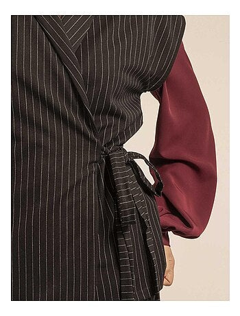 Veste sans manches rayures UVINNY