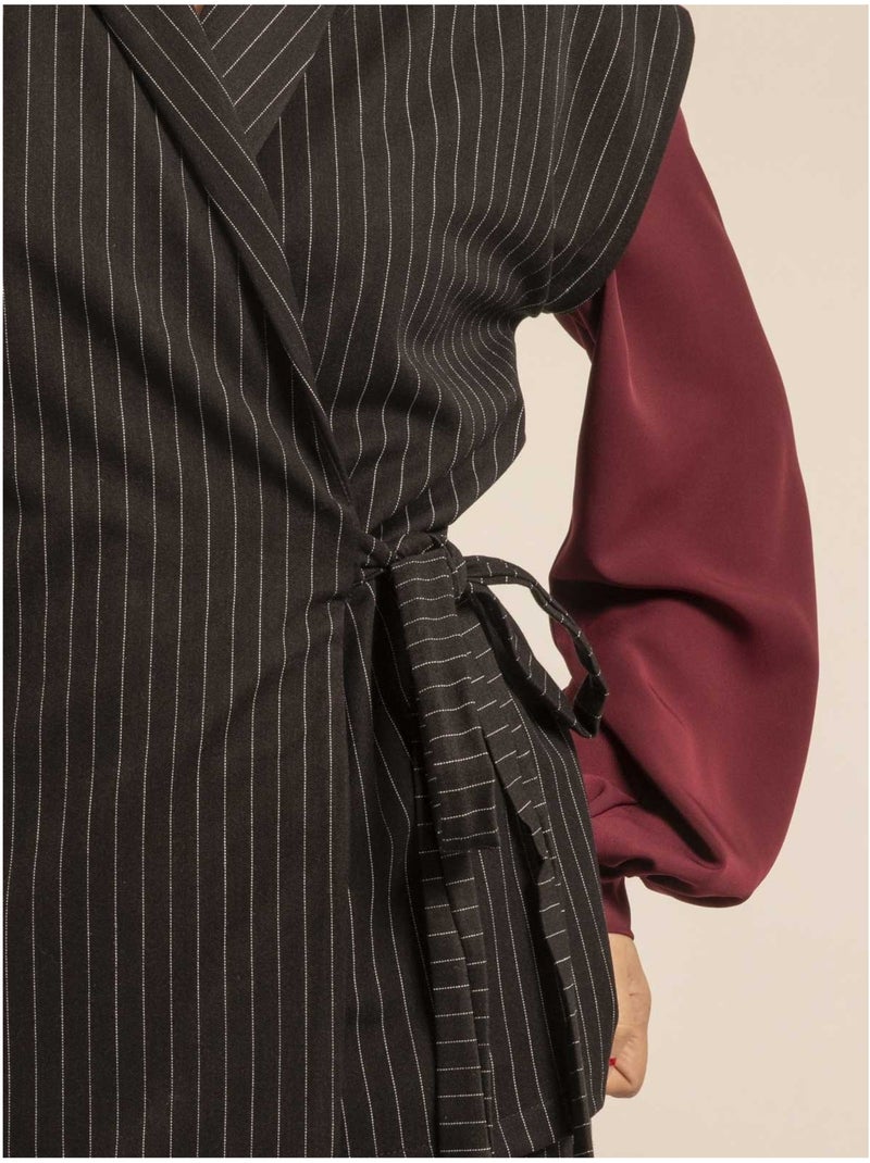 Veste sans manches rayures uvinny Noir - Kiabi