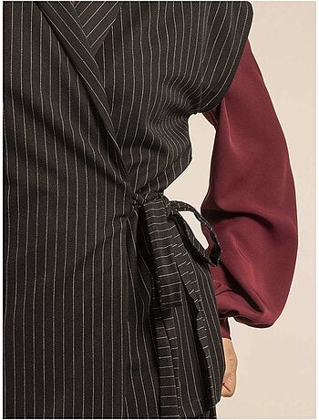 Veste sans manches rayures UVINY