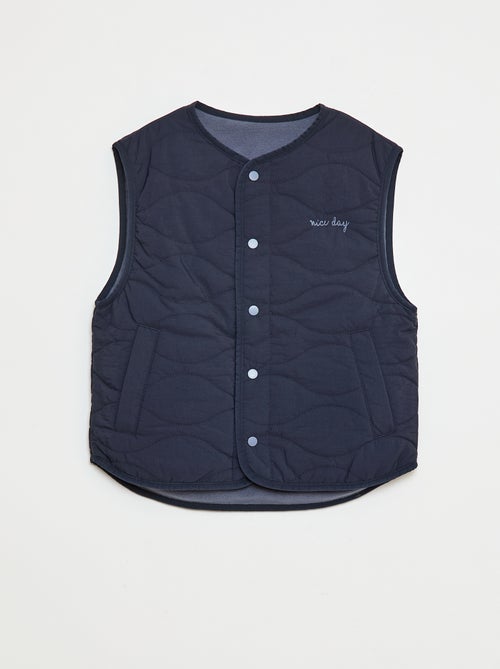 Veste sans manches réversible - Kiabi