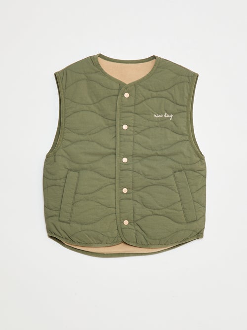 Veste sans manches réversible - Kiabi