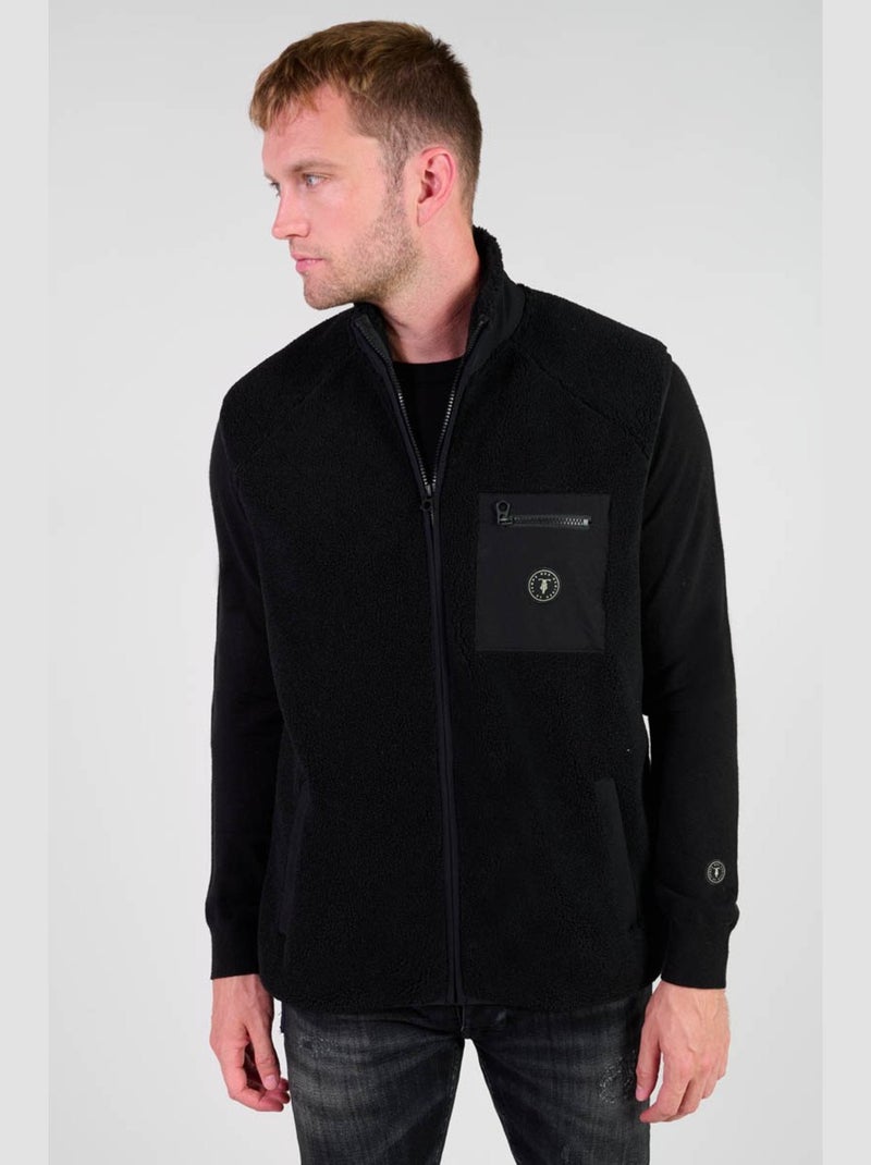 Veste sans manches RUDY 'Le Temps Des Cerises' Noir - Kiabi