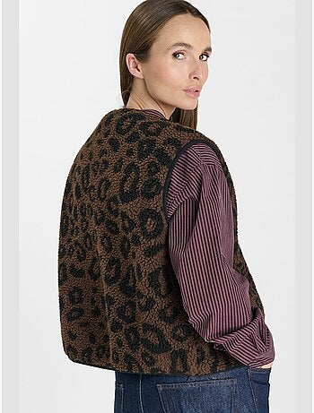 Veste sans manches sanry 'le temps des cerises'