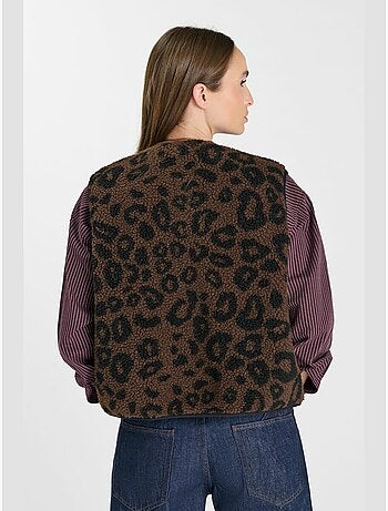 Veste sans manches sanry 'le temps des cerises'