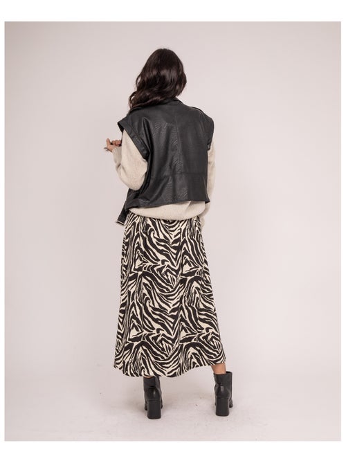 Veste sans manches simili cuir UMOT - Kiabi