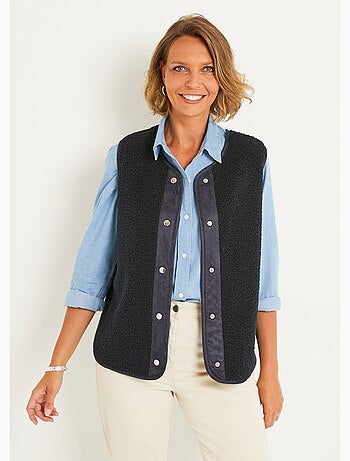 Veste sans manches tout douce en sherpa - AFIBEL
