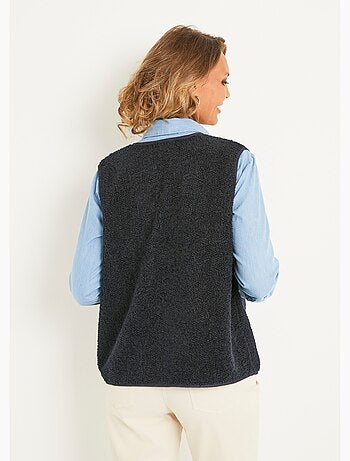 Veste sans manches tout douce en sherpa - AFIBEL