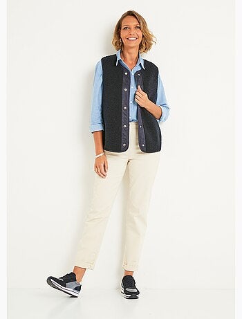 Veste sans manches tout douce en sherpa - AFIBEL