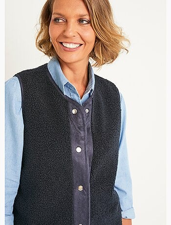 Veste sans manches tout douce en sherpa - AFIBEL