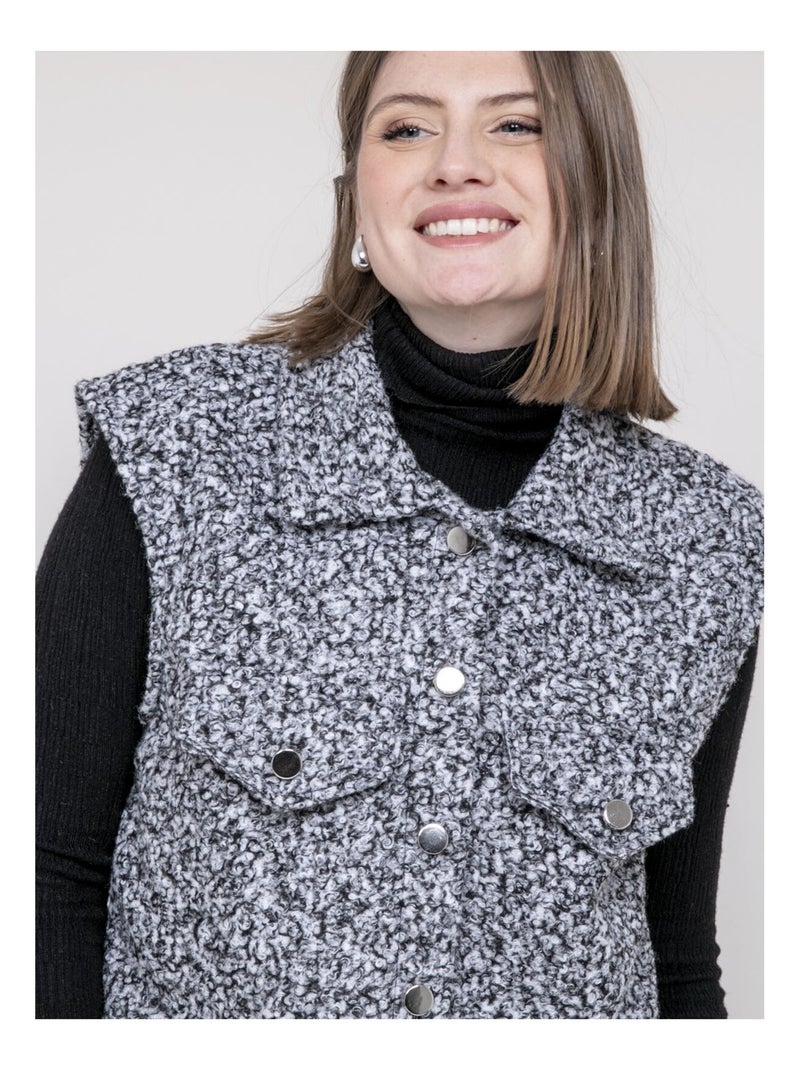 Veste sans manches ulonie Gris - Kiabi