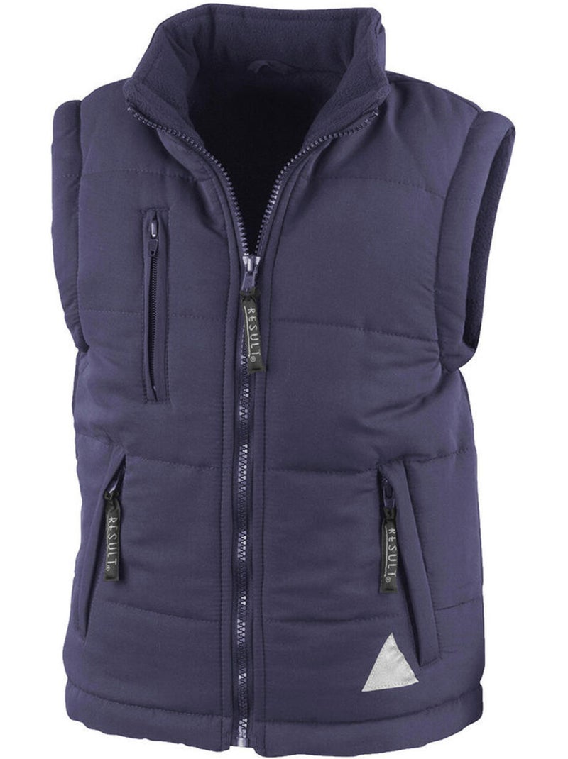 Veste sans manches ultra - result Bleu marine - Kiabi