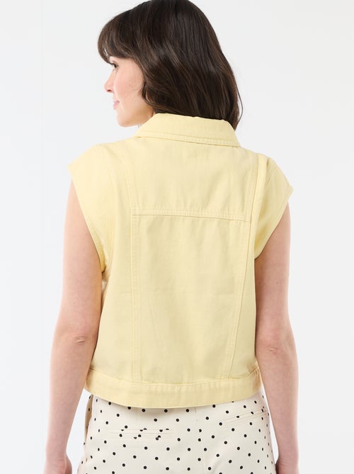 Veste sans manches unie - Kiabi