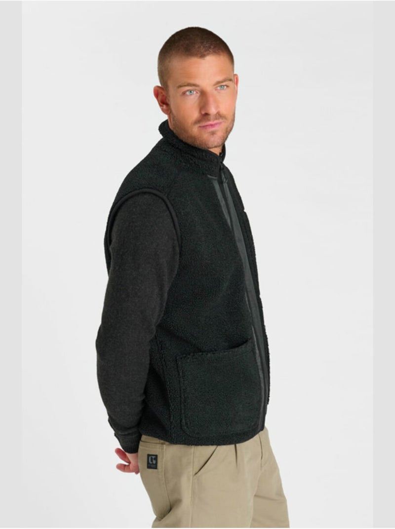 Veste sans manches velos 'le temps des cerises' Noir - Kiabi