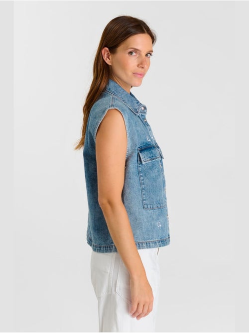 Veste sans manches yani 'le temps des cerises' - Kiabi Veste sans manches yani 'le temps des cerises' - Kiabi