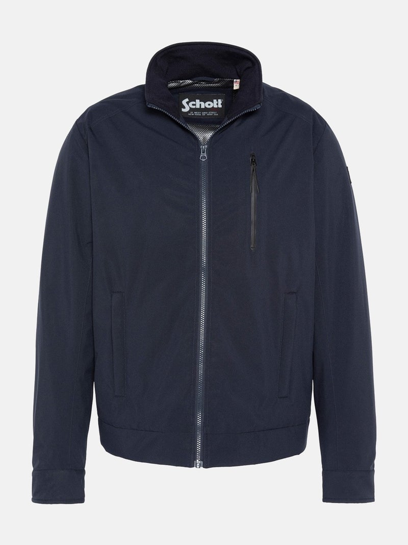 Veste Schott Butler Bleu - Kiabi
