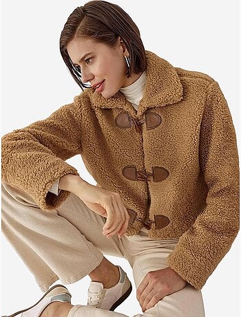 Veste Sherpa coupe décontractée