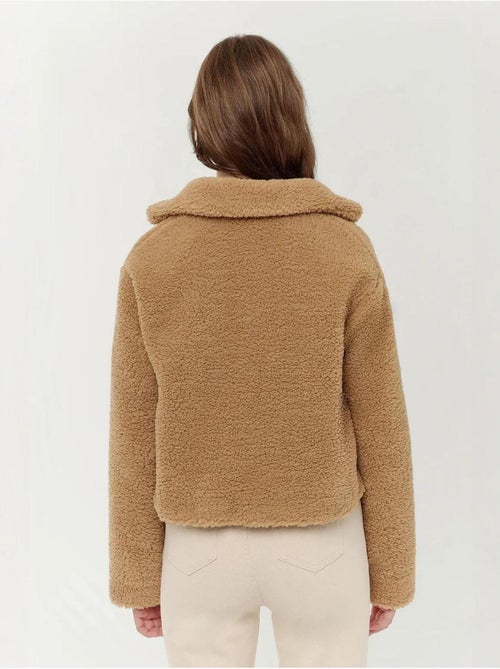 Veste Sherpa coupe décontractée - Kiabi