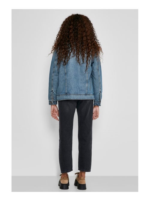 Veste sherpa en denim Noisy May - Kiabi